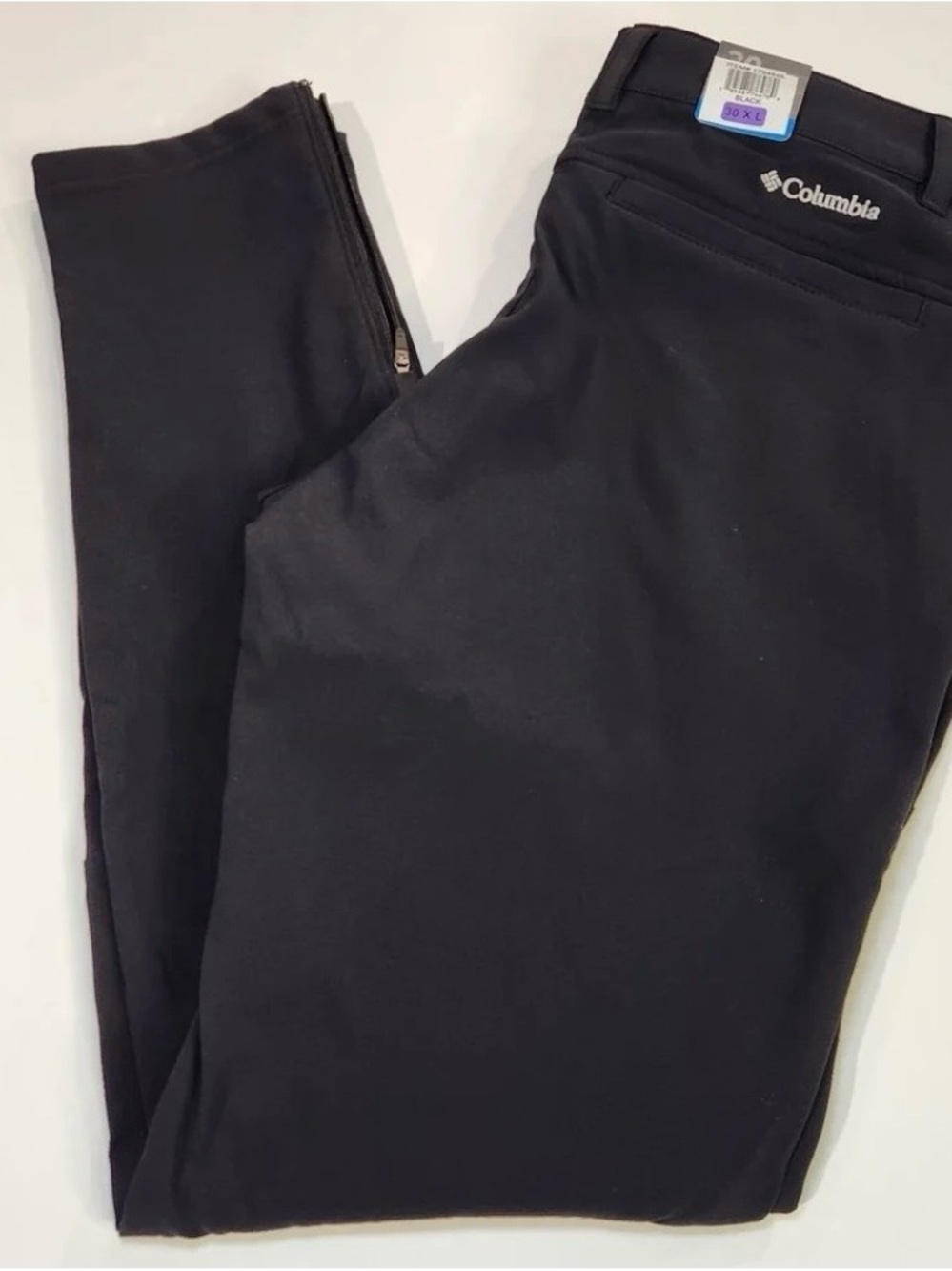 NWT Columbia Men's Black Omni Shield Pants 36 x R New